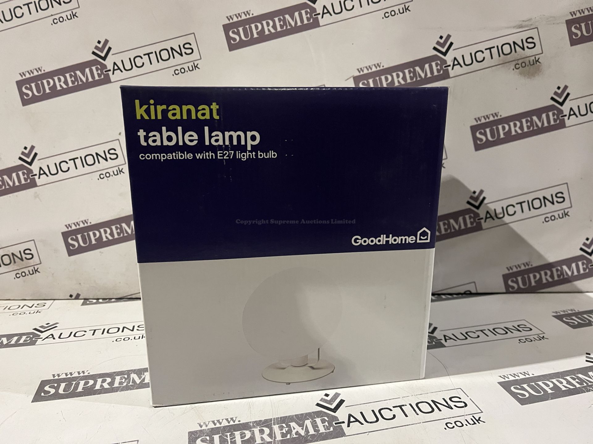 11 X BRAND NEW KIRANAT WHITE TABLE LAMPS R13-13