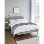 BRAND NEW ARDEN Quilted KING Bed Frame. PEWTER. RRP £489 EACH. The Arden Quilted Bed is the
