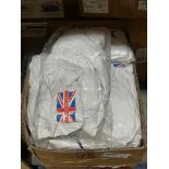 180 X BRAND NEW WHITE OLYMPICS T SHIRTS SIZE MEDIUM R11-9