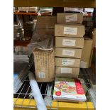 250 PIECE MIXED LOT INCLUDING RECIPE BOOKS, WEEKLY PLANNERS AND CLOTHES HANGERS R9-8
