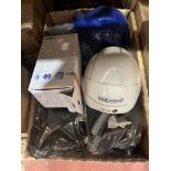 30 PIECE MIXED WORKWEAR LOT INCLUDING TROUSERS, HARD HATS, PACKS OF MASKS ETC R15-7