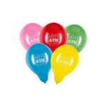 50 X BRAND NEW PACKS OF 6 AGE BALOONS R9B-7