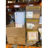134 PIECE MIXED LOT INCLUDING WEEKLY PLANNERS AND MAGICAL UNICORN HANGING SIGNS R15-1