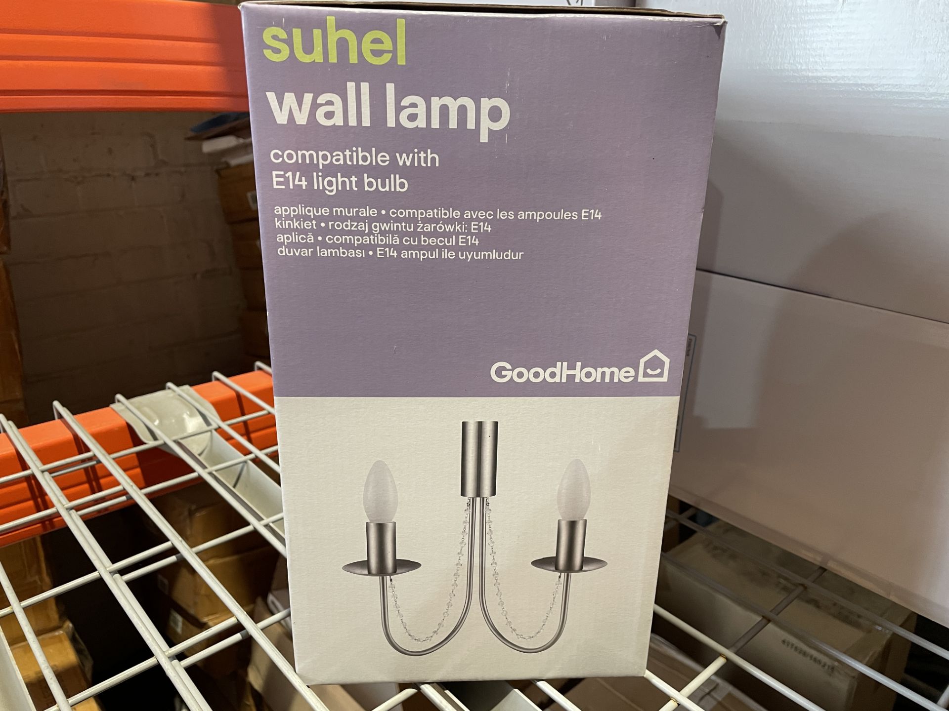 18 X BRAND NEW 2 LIGHT WALL LAMPS R16-14