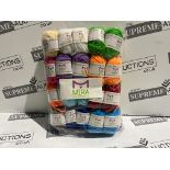 10 X BRAND NEW PACKS OF 24 MOZART ASSORTED YARN ROLLS R3-7