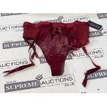 13 X BRAND NEW FIGLEAVES SAVANAH RED BRIEFS SIZE 8 LPT