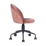 BRAND NEW KLARA LUXRY BLUSH OFFICE CHAIR RRP £199 R10-11