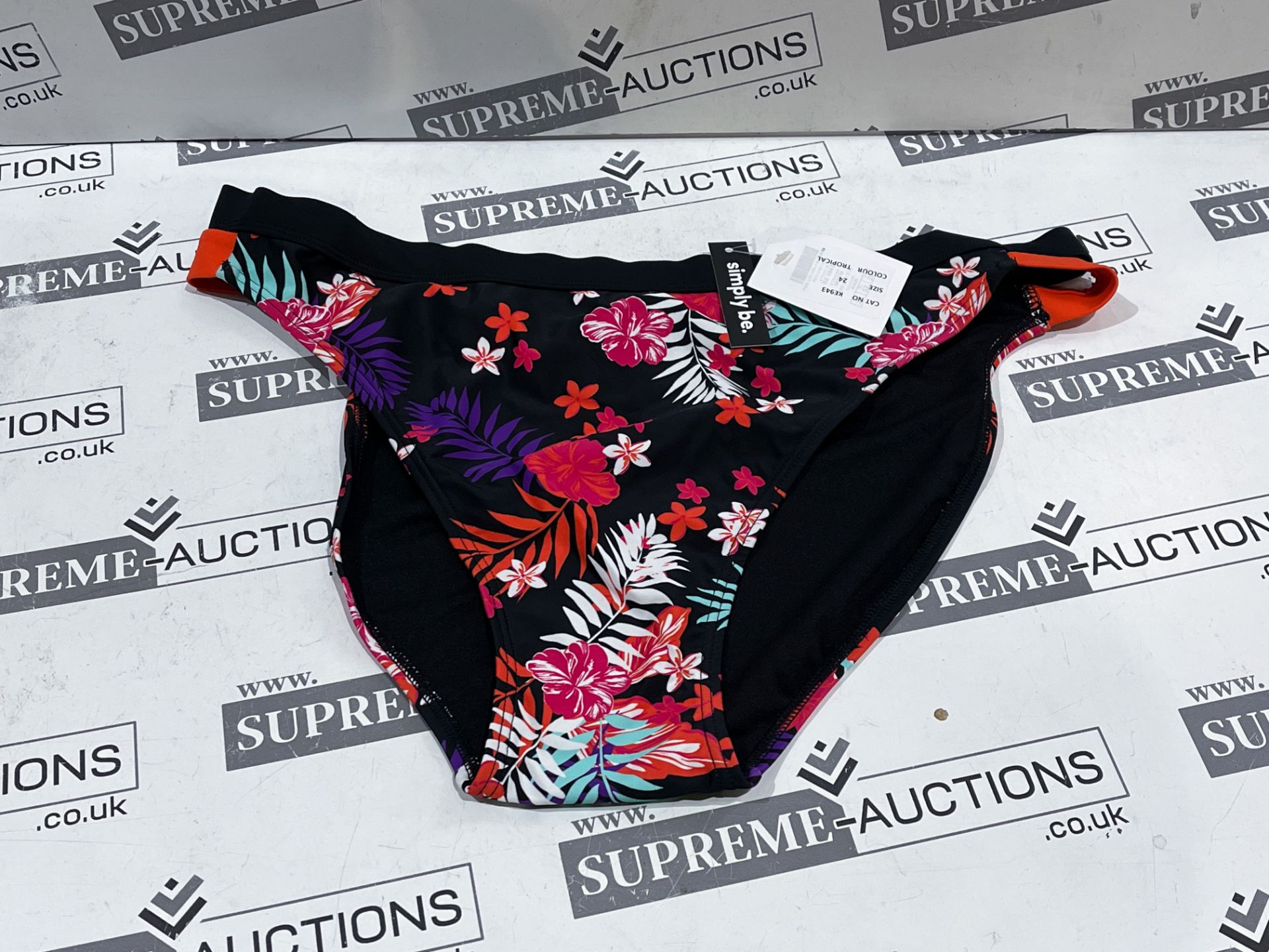 12 X BRAND NEW SIMPLY BE TROPICAL BIKINI BOTTOMS SIZE 24 RRP £24 EACH LPT