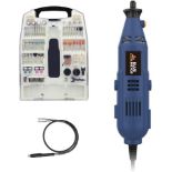 5x NEW & BOXED BLUE RIDGE 130W Multi-Functional Rotary Tool With 233 Piece Accessory Kit. RRP £65