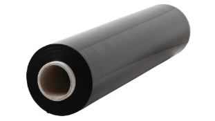 PALLET TO CONTAIN 120 x NEW ROLLS OF 500mm Black 23 MICRON Flush Core. 250M PER ROLL (ROW17)