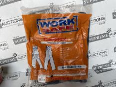 13 X BRAND NEW WORK SAFE TRADITIONAL NAVY COTTON DRILL BIB AND BRACE SIZE EXTRA LARGE R4.1/1.8
