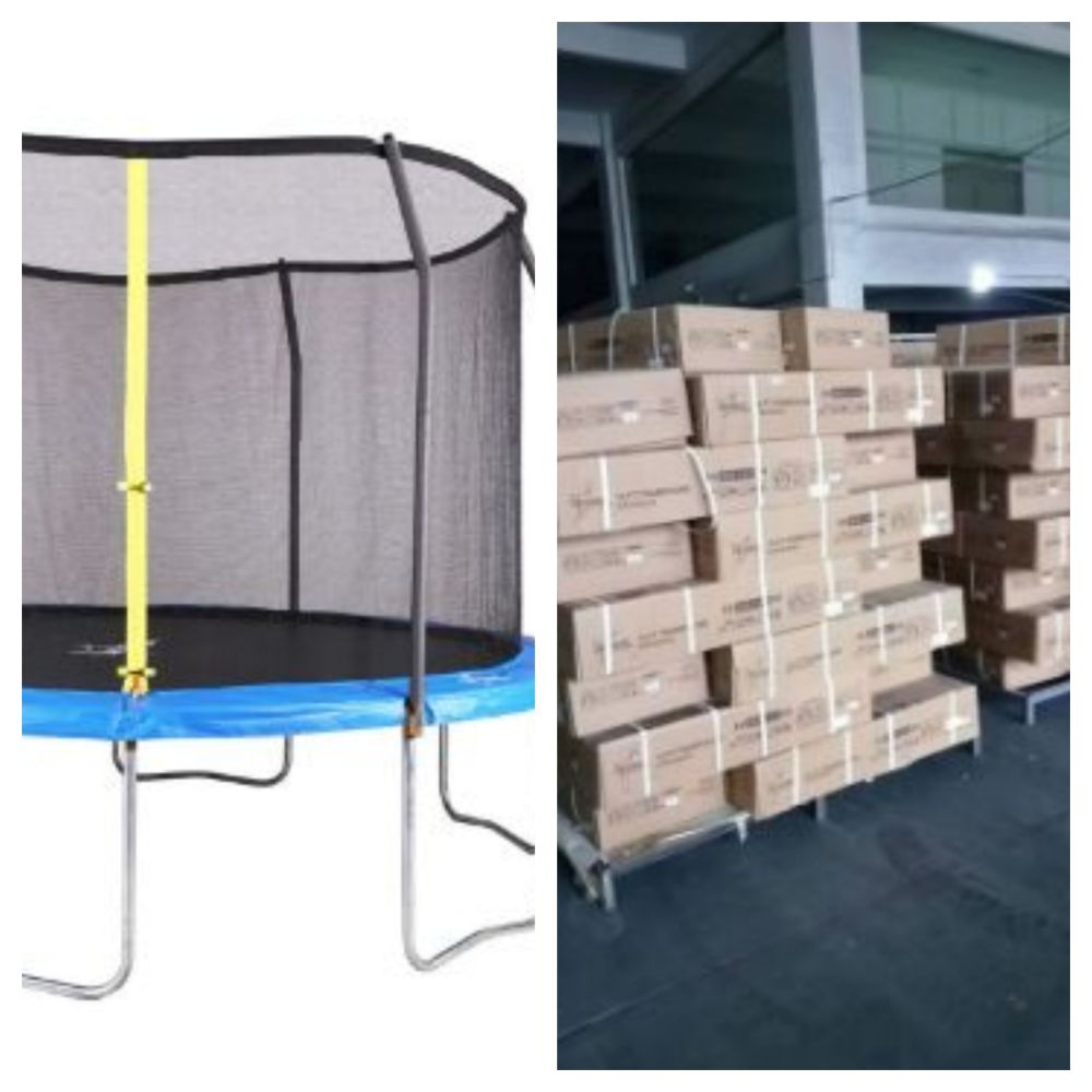 Brand New & Boxed 12 & 14 Foot High Quality Trampolines with Enclosures - Trade & Single Lots - Delivery Available!