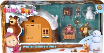 Liquidation of an online toy retailer   Circa 88 items to include: Masha & The Bear Big Bear House