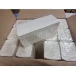 Pallet To Contain 25 x New Boxes of Lucart STRONG240C 2 Ply C-Fold Glue Embossed White each box