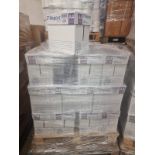 Pallet To Contain 100 x New Reams of 500 Report Premium A4 90gsm White Paper. No jamming, no