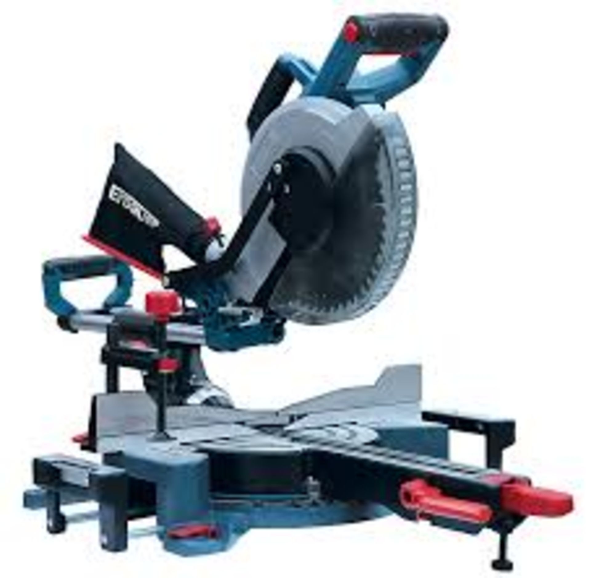 Erbauer 1800W 220-240V 254mm Corded Sliding mitre saw EMIS254S. - P5. Equipped with LED light and