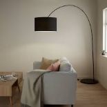 GoodHome Alacrane Matt Black Floor light. - P5.