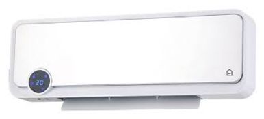 GoodHome Electric 2000W White & silver PTC Heater. - P4.