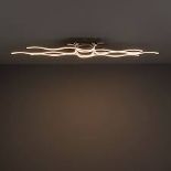 Colours Vaccus Brushed Chrome effect 6 Lamp Ceiling light . - P3.