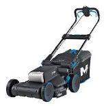 Mac Allister MLM1841 Corded Rotary Lawnmower. - P1. Mac Allister 41cm lawnmower features Verti-Store