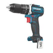 Erbauer ECD12-Li-2 12V Li-Ion EXT Brushless Cordless Combi Drill. - P4. With Carry Case.