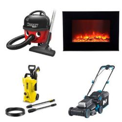 Cordless Drills, Lawnmowers, Ovens, Pressure Washers, Sanders, Recip Saws, Chainsaws, Mitre Saws, Jigsaws, from Dewalt, Karcher, Erbauer & More!