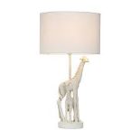 Inlight Metis Giraffe Ivory Table light. - P4. This on-trend ivory table lamp features a mother