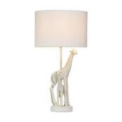Inlight Metis Giraffe Ivory Table light. - P4. This on-trend ivory table lamp features a mother