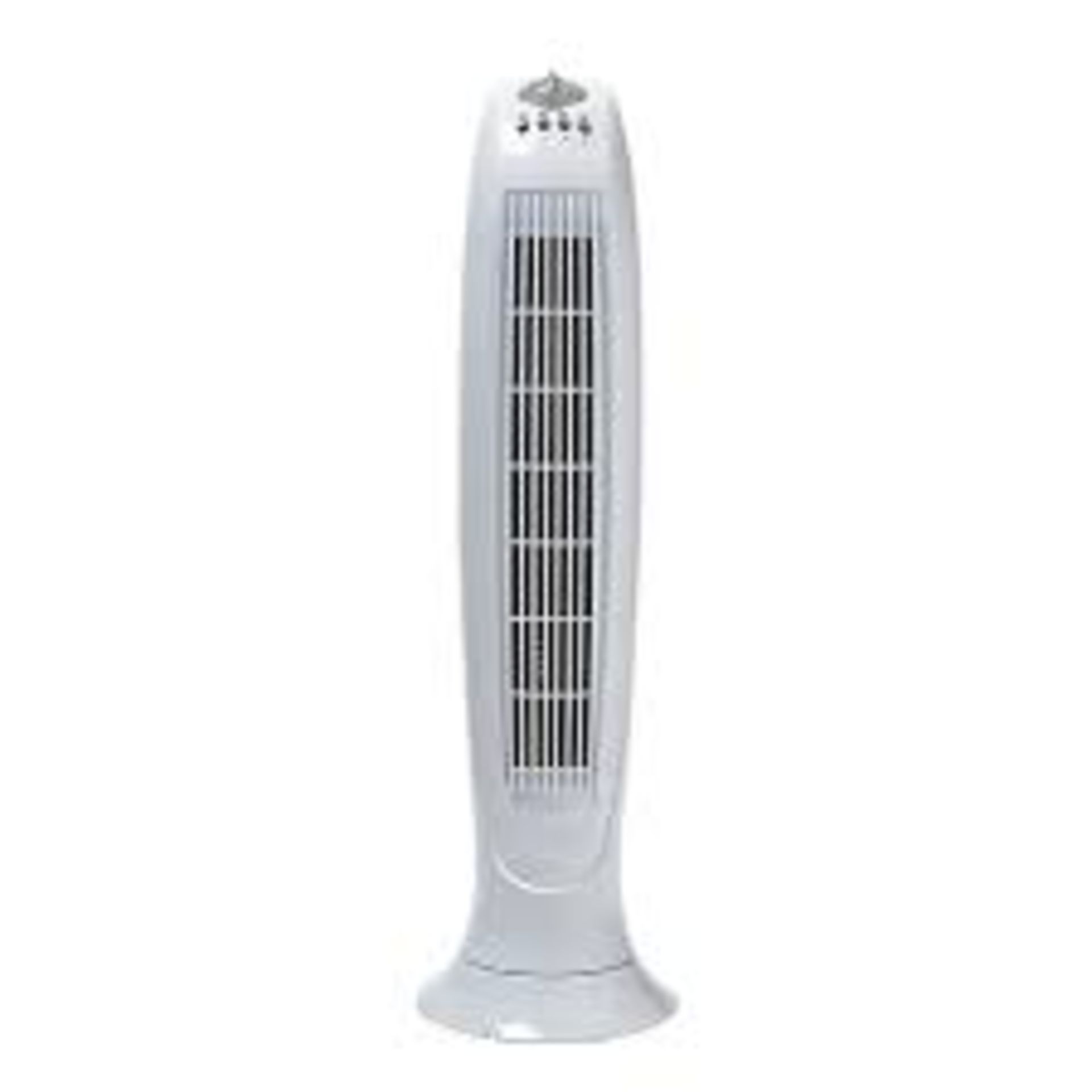 White 3-speed Tower fan. - P4. Keep cool with the help of this 3-speed tower fan. This will fit