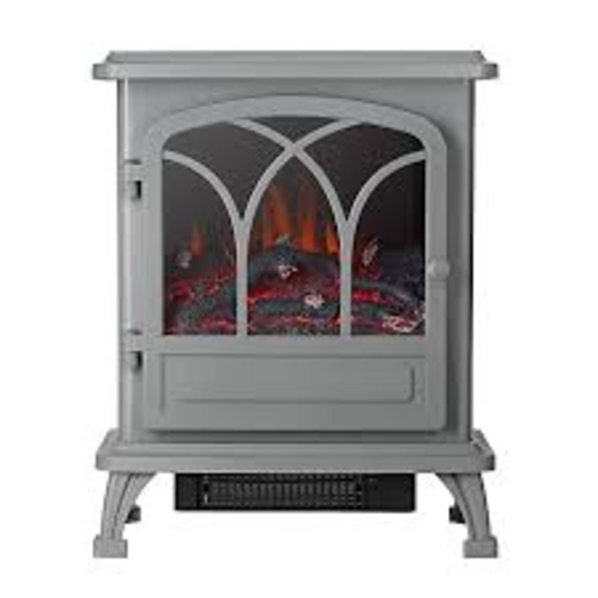 Focal Point Cardivik Grey Electric Stove. - P1.