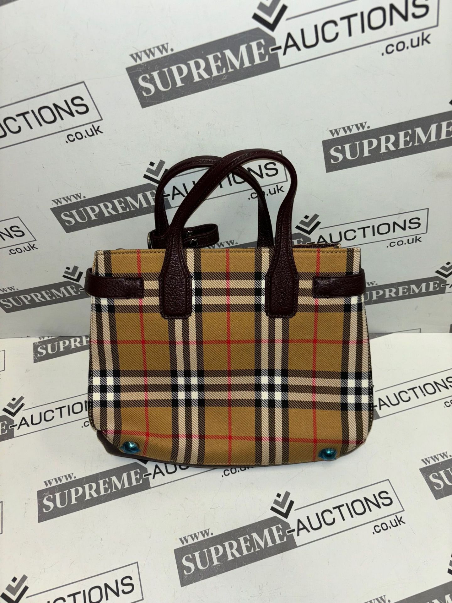 Burberry House Check Banner Tote Bag. 28x20cm. - Image 4 of 8
