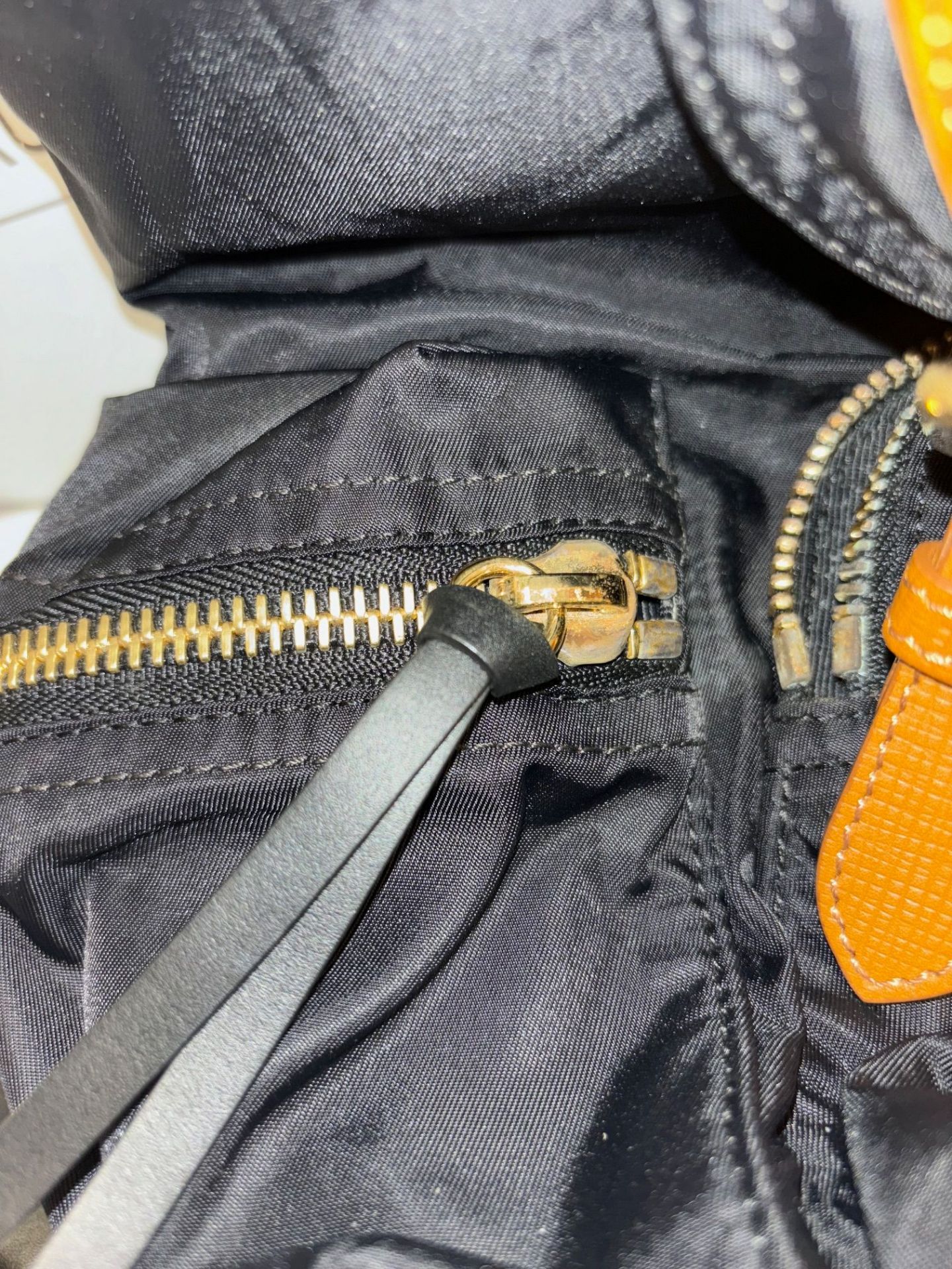 Burberry black nylon backpack. 35x35cm - Image 7 of 13