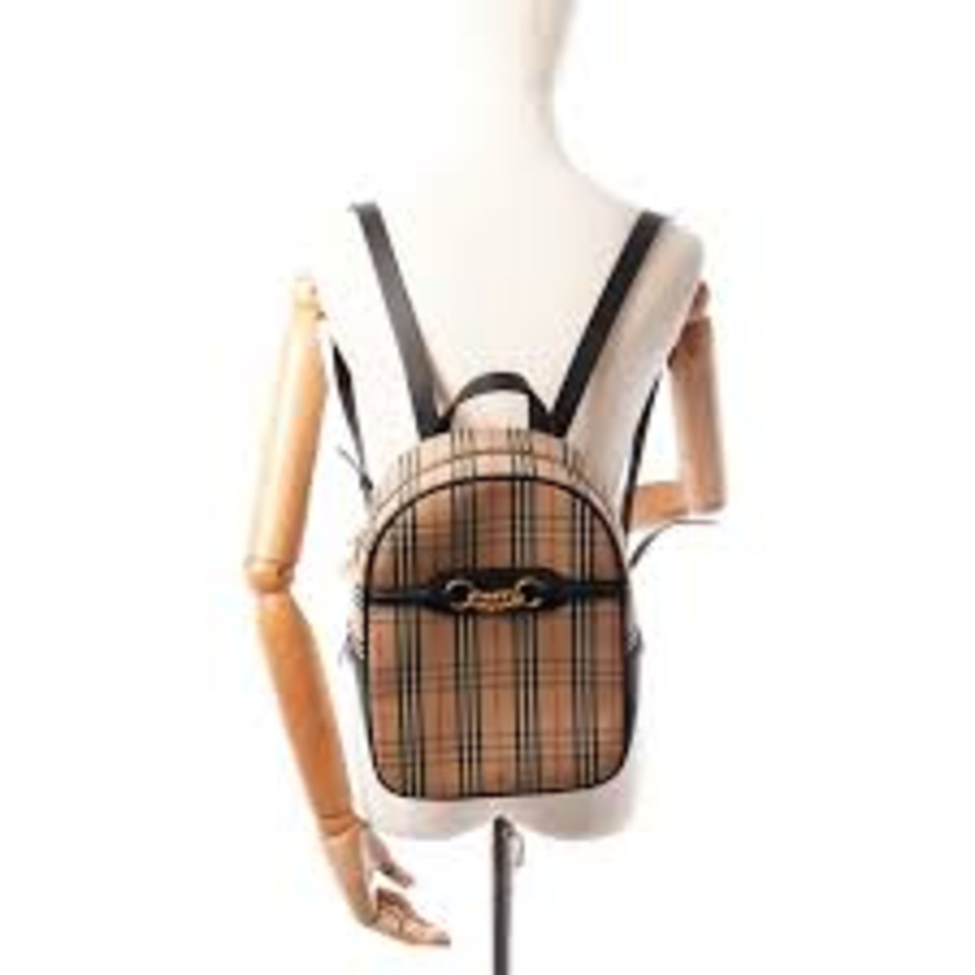 Burberry Link Backpack in Nova Check. 20x25cm. - Image 4 of 10