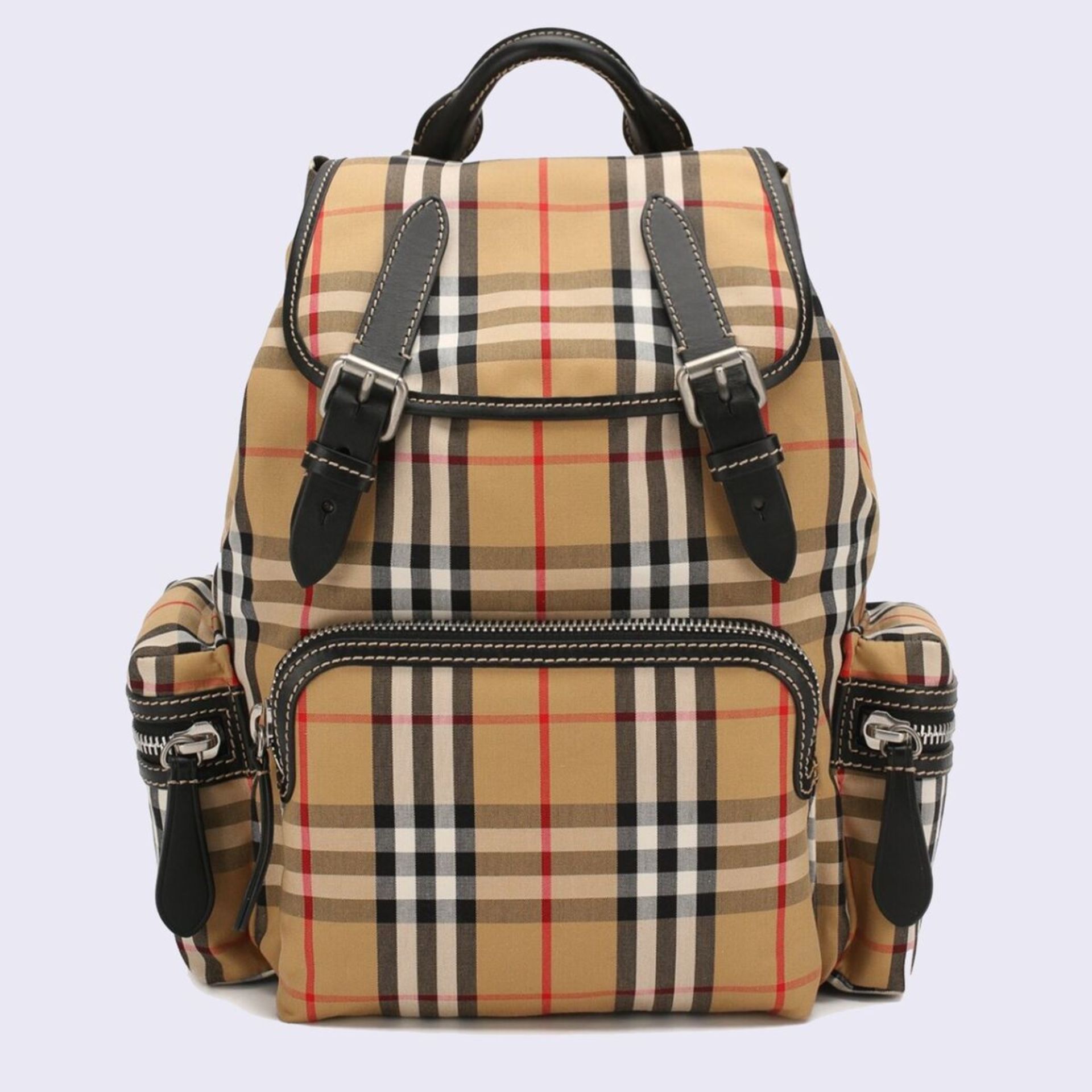 Burberry check backpack.35x35cm