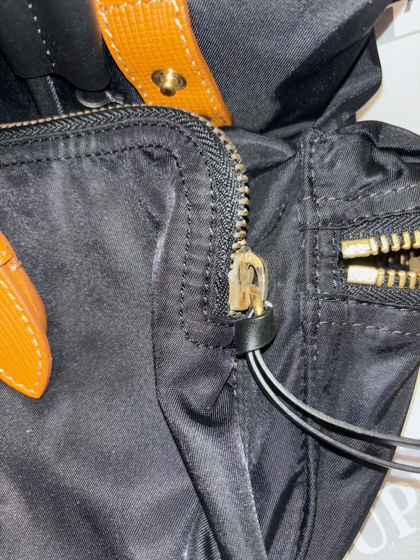 Burberry black nylon backpack. 35x35cm - Image 6 of 13