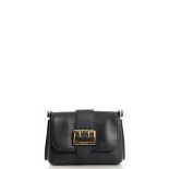 Burberry The Small Leather Buckle Bag in Black 20x18cm.