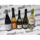 LOT CONTAINING 12 X BOTTLES OF wine and champagne rose-spumante blanc DE BLANCS, Etc