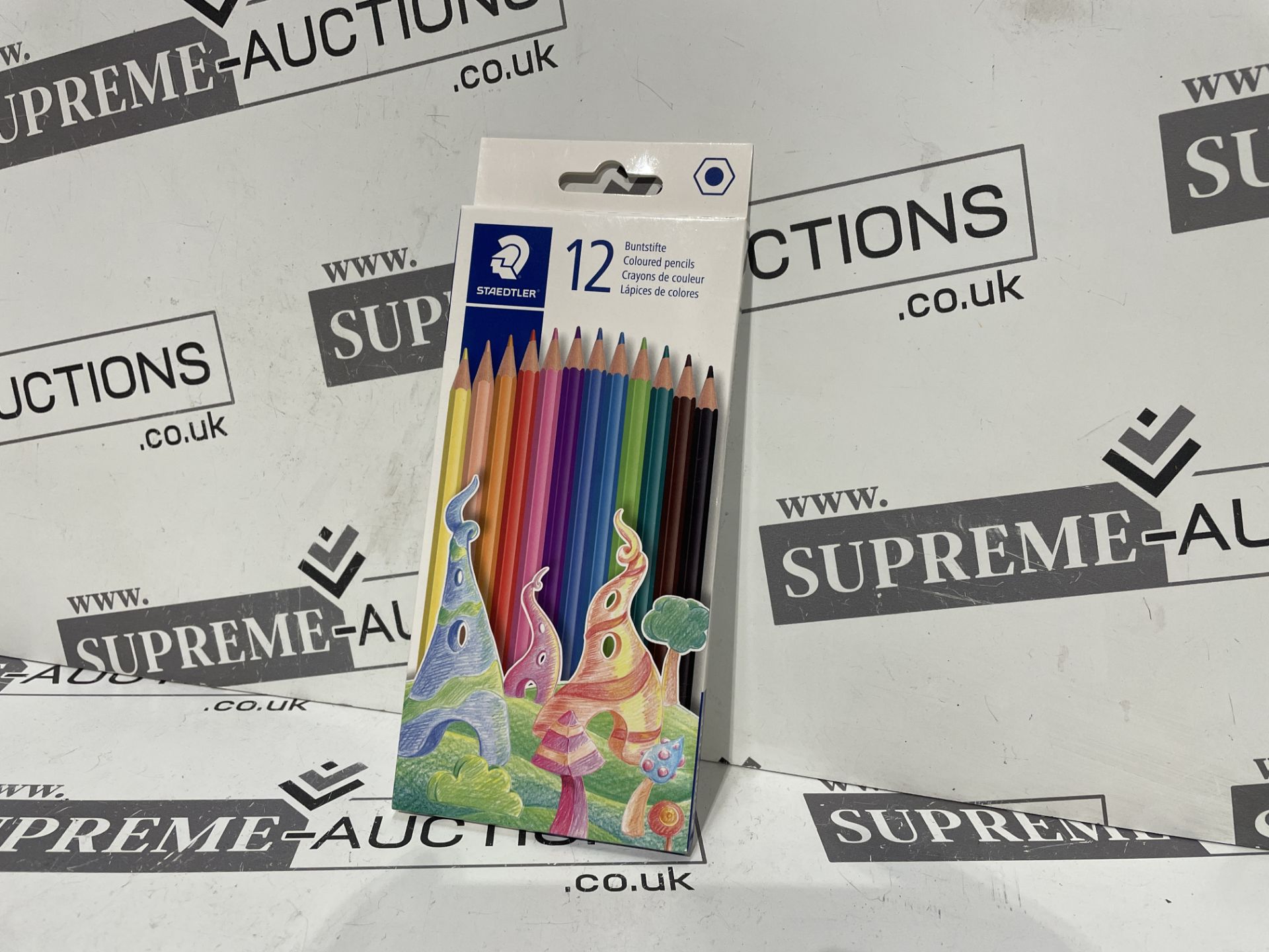 40 X BRAND NEW PACKS OF 12 STAEDTLER ASSORTED COLOURED PENCILS P4