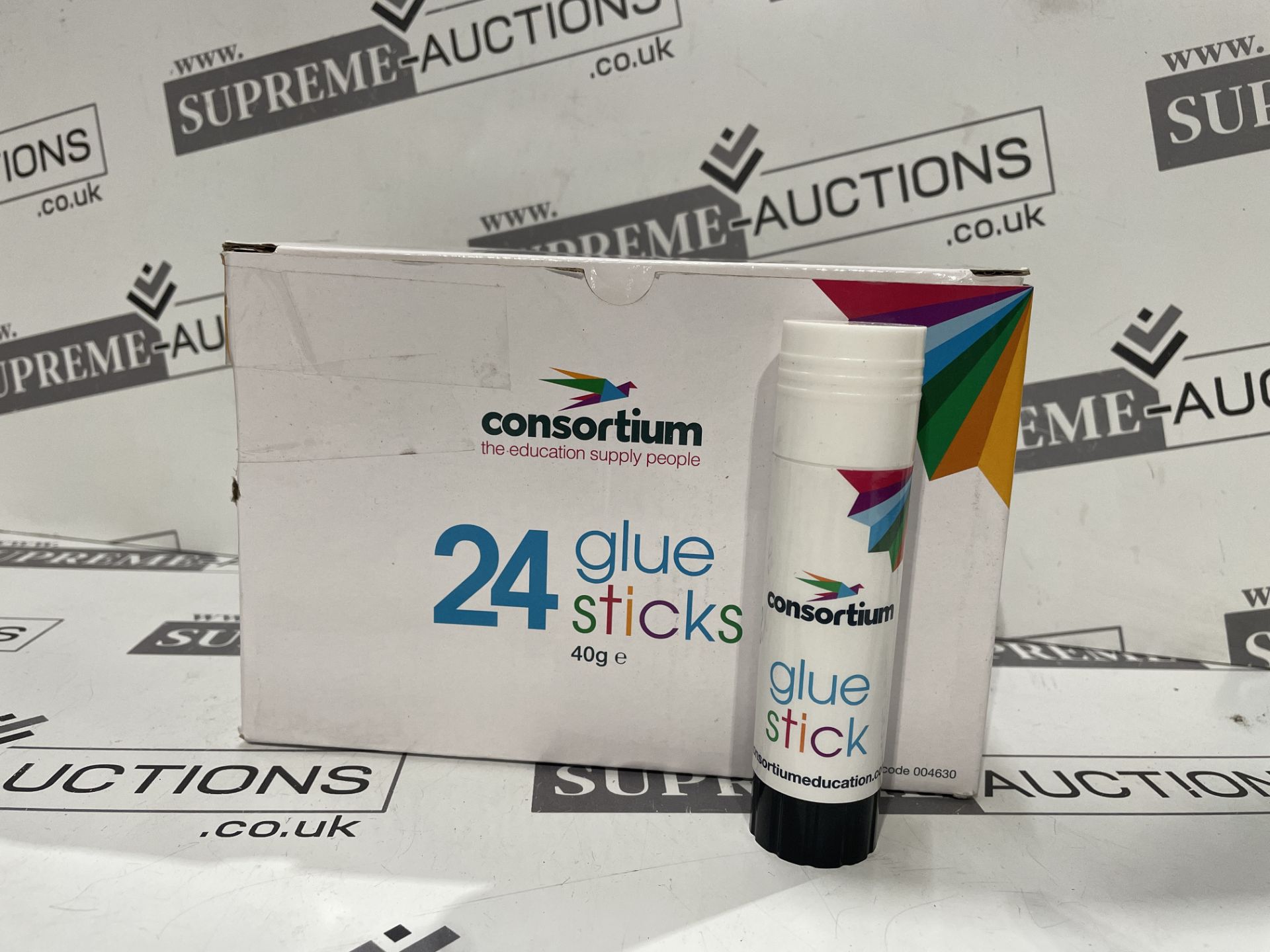 16 X BRAND NEW PACKS OF 24 40G CONSORTIUM GLUE STICKS R1.12