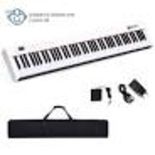 dPortable Electronic Keyboard with Full-Size Weighted . -R14.7.