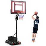 Portable Basketball Hoop System 5-10 FT Adjustable. - R13a.10.