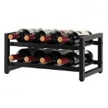 3 x 2-Tier 8-Bottle Wine Rack. - R14.11. This open wine rack will be an ideal choice to display your