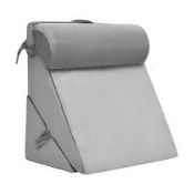COSTWAY Bed Wedge Pillow, Folding Adjustable Memory Foam. - R14.13.