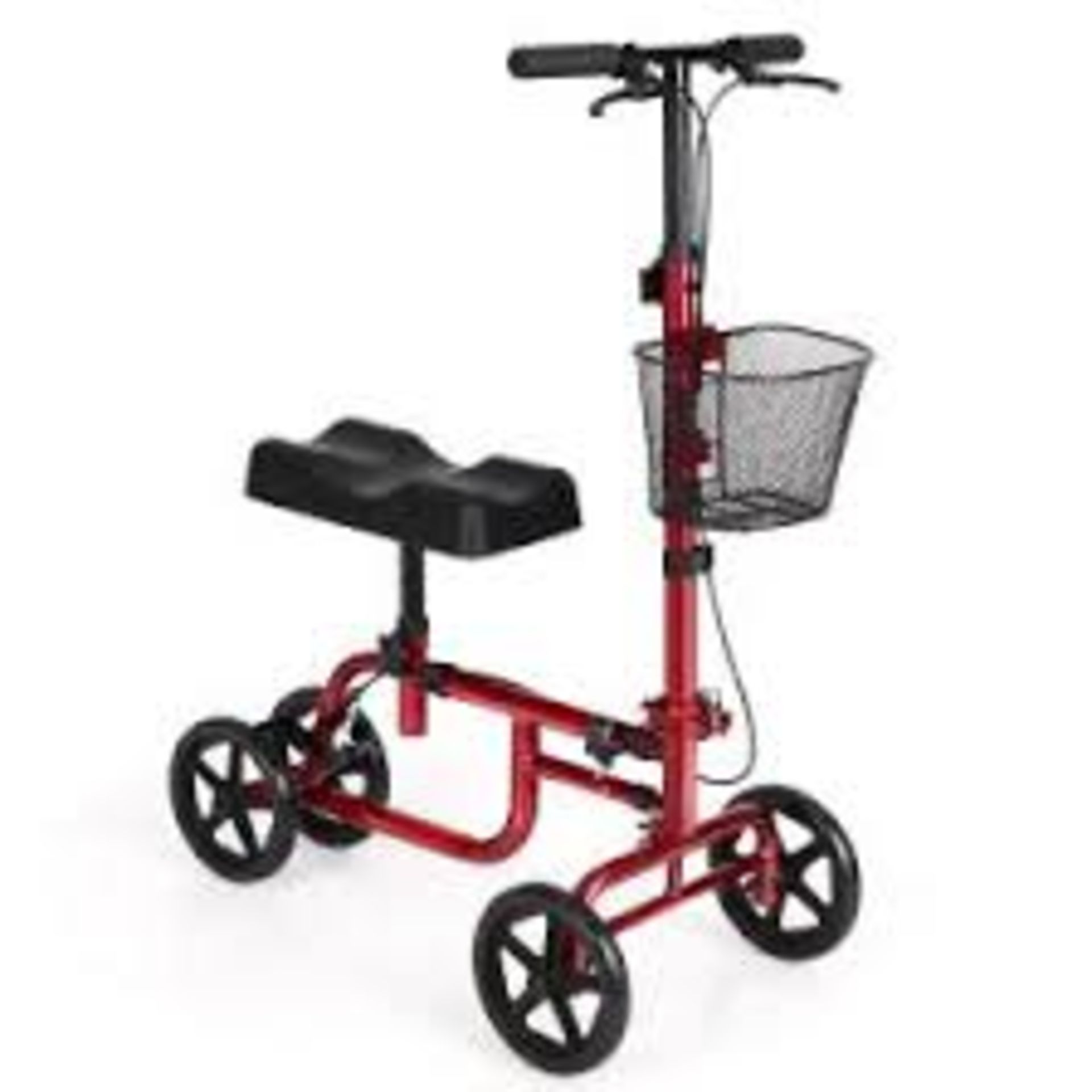 Folding Aluminium Rollator Walker Mobility Aid With 4 Wheels. - R14.7.