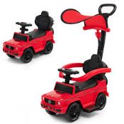 3-in-1 Baby Foot-to Floor Sliding Walker with Push Handle - Red. -R14.9. The 3-in-1 baby ride-on