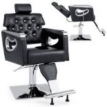 dCOSTWAY Salon Barber Chair, 360 Degree Swivel Hairdressing Chair. - R14.14.