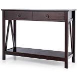 Console Table with Drawers, Storage Shelves and Anti-toppling. - R14.7.