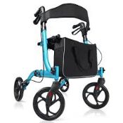 Costway SP37070NY Folding Aluminium Mobility Aid Rollator. - R14.15.