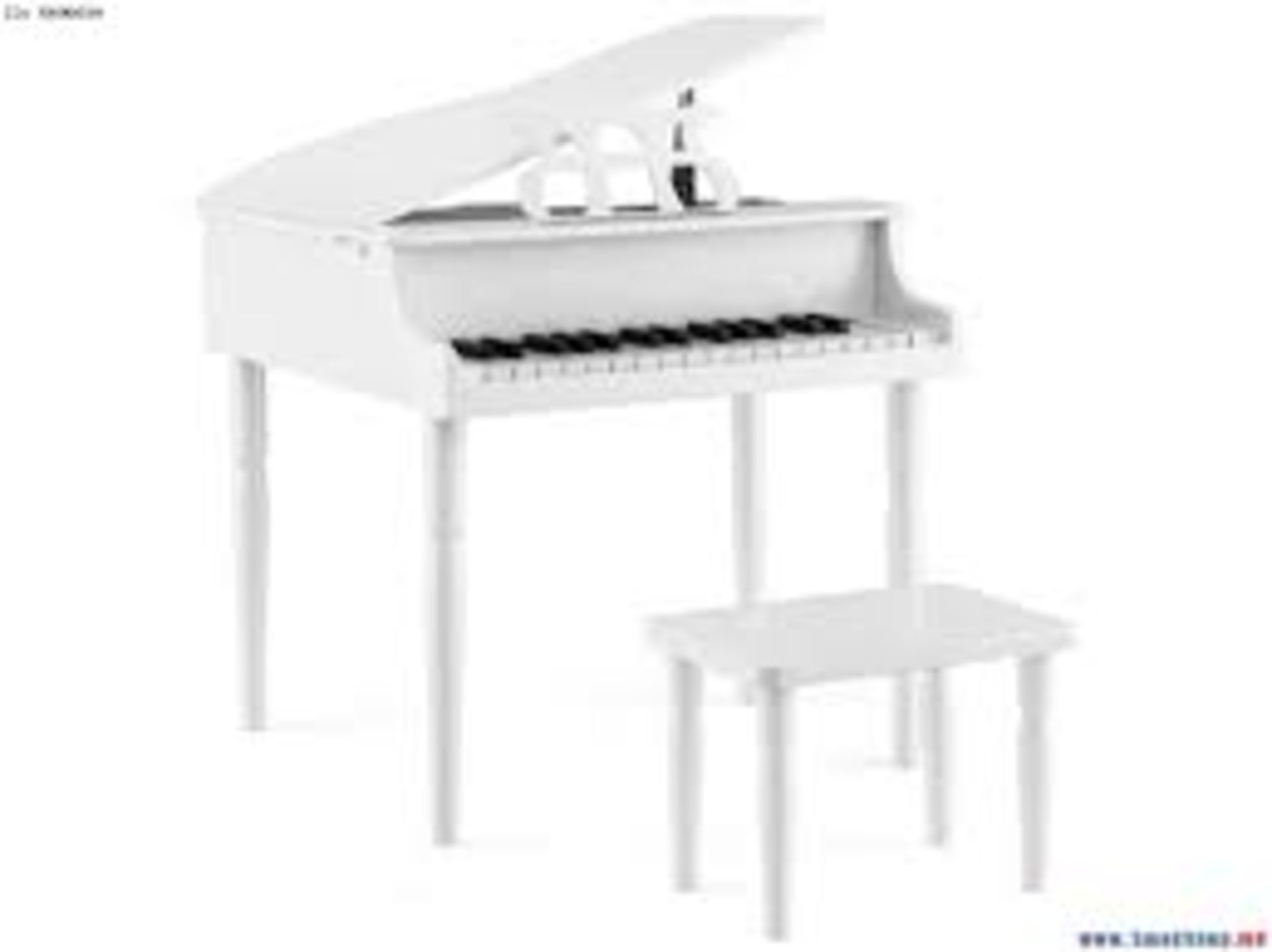 30-Key Classic Baby Grand Piano Toddler Toy Wood. - R13a.5.