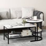 Total Tactic JV11232DK Nesting Coffee Table with Extra Storage. - R13.a.9.